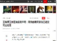 王鹤棣工作室凌晨发声明：网传的聊天录音已递交司法处理|青苍_网易订阅